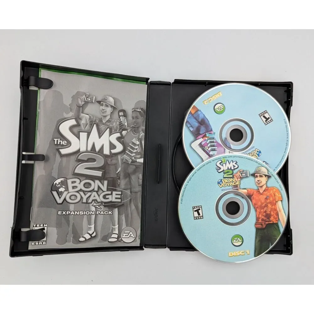 The Sims 2: Bon Voyage - PC CD-Rom (Expansion Pack) - Video Game -‎ Teen